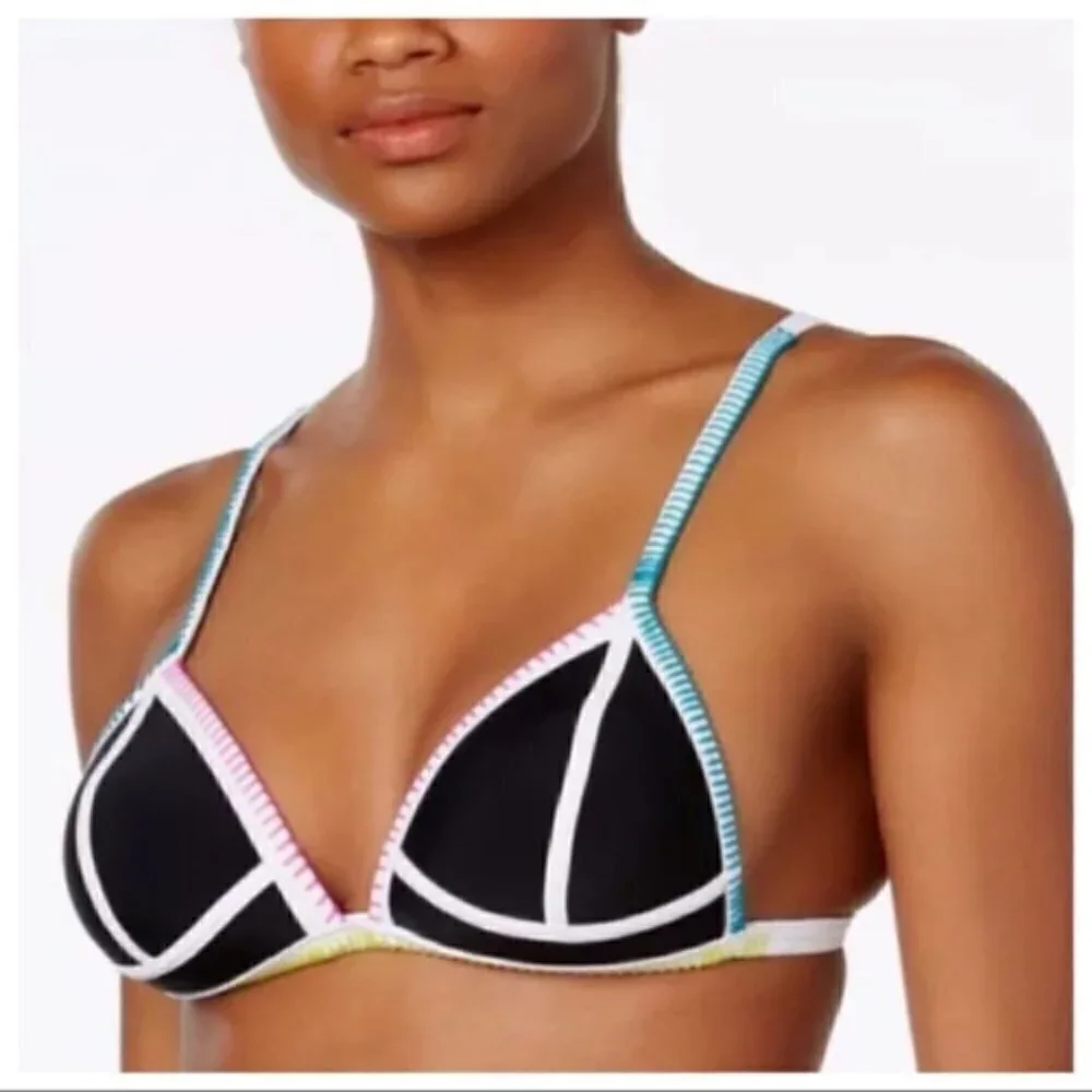 Hula Honey Stitched Bikini push up swim